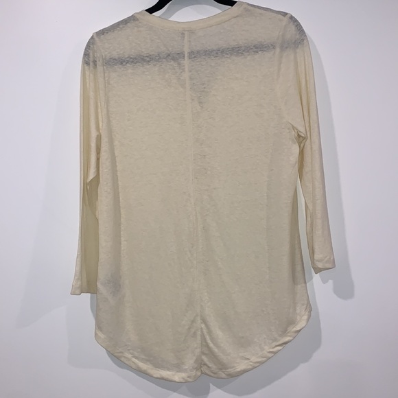 NWT Gap Cotton Blend Top Yellow Large - Picture 6 of 12